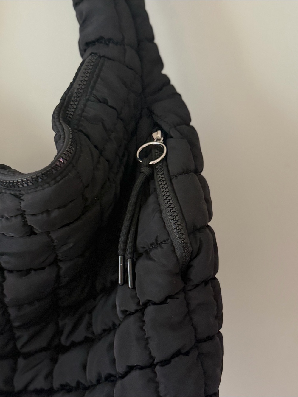 Free People Movement Quilted Carryall Tote - OS - Black - Picture 4 of 5